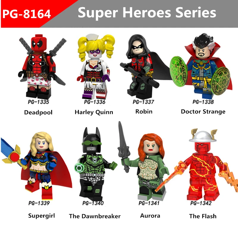 Single Sale Super Heroes Figure Building Blocks Deadpool Doctor Strange The Flash Dawnbreaker Bricks Legoingly Toys For Children
Single Sale Super Heroes Figure Building Blocks Deadpool Doctor Strange The Flash Dawnbreaker Bricks Legoingly Toys For Children