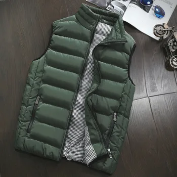 Men' Jacket Sleeveless Vest Winter Fashion Casual Slim Coats Solid Clothing Cotton-Padded Men Vest Men Waistcoat Plus Size Coat
Men' Jacket Sleeveless Vest Winter Fashion Casual Slim Coats Solid Clothing Cotton-Padded Men Vest Men Waistcoat Plus Size Coat