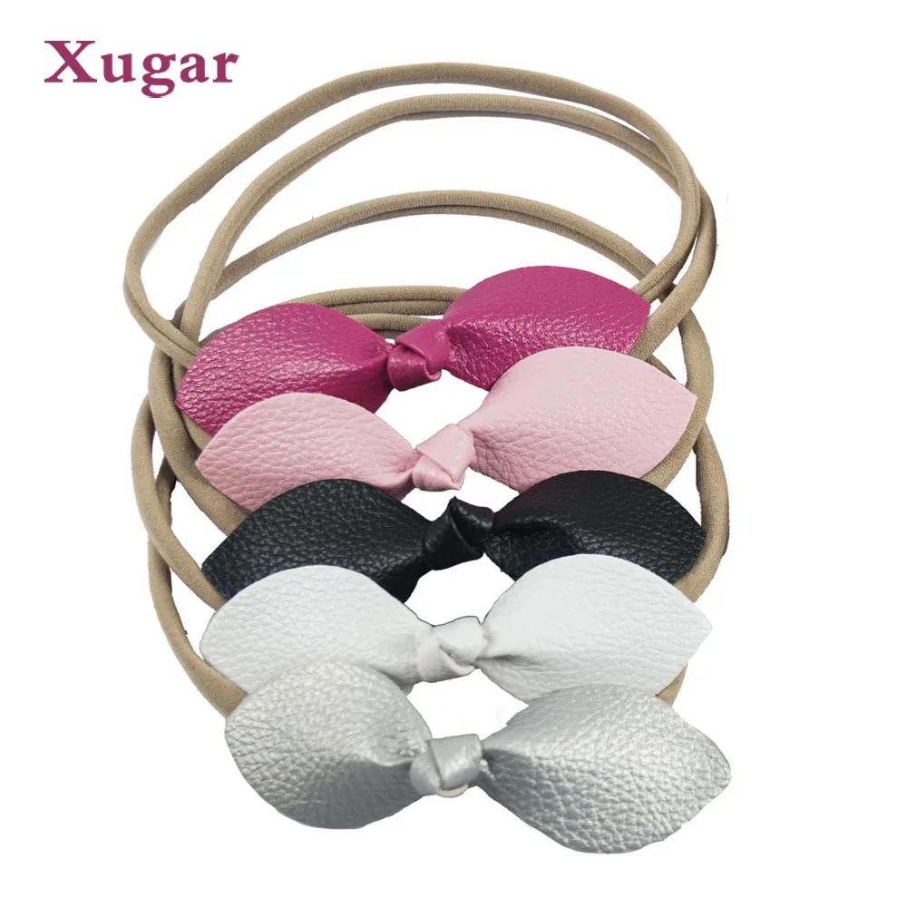 5Pieces/set Leather Bow Headband For Girls Kid High Quality Elastic Nylon Hairband Leaves Hair Accessories Headwraps
5Pieces/set Leather Bow Headband For Girls Kid High Quality Elastic Nylon Hairband Leaves Hair Accessories Headwraps
