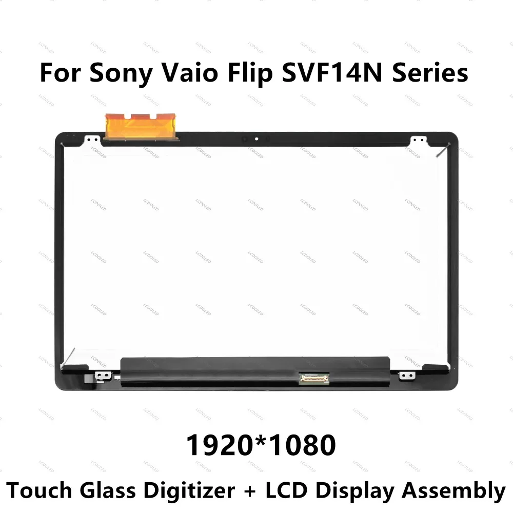 14" FHD LCD Display Touch Screen Digitizer Assembly For Sony Vaio Flip SVF14N Series SVF14N100C SVF14N1L2R SVF14N1J2R SVF14N1N2E
14" FHD LCD Display Touch Screen Digitizer Assembly For Sony Vaio Flip SVF14N Series SVF14N100C SVF14N1L2R SVF14N1J2R SVF14N1N2E