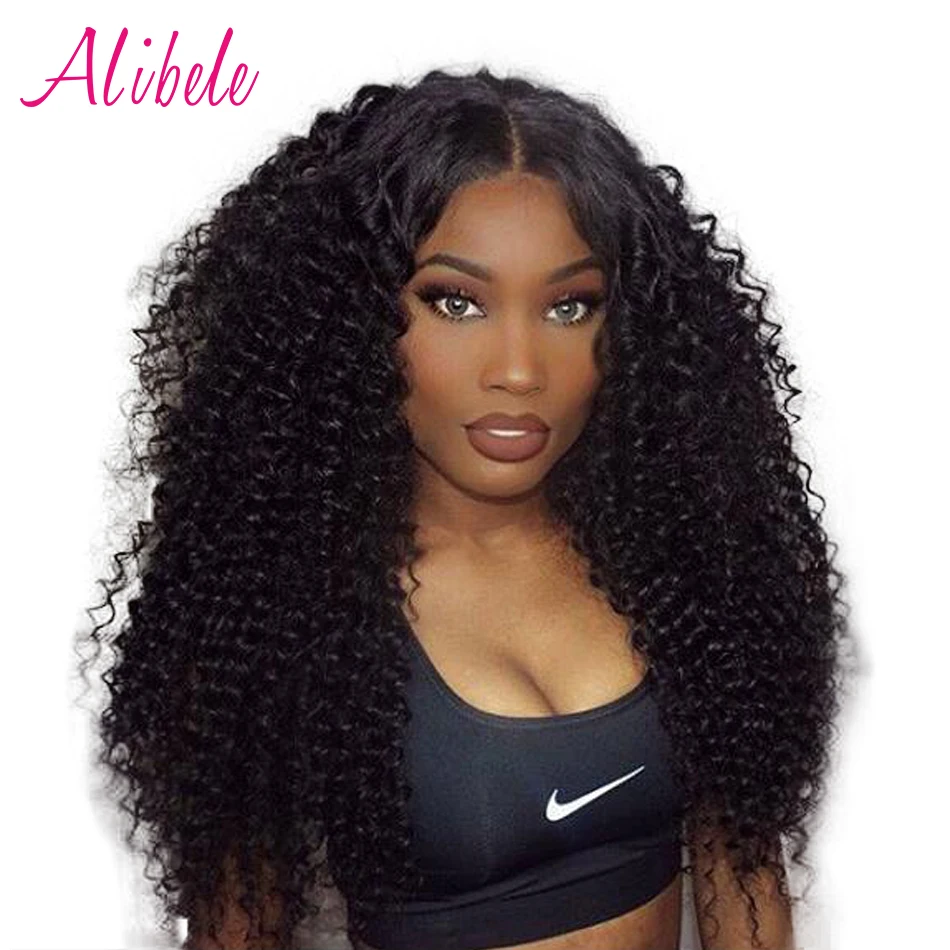Alibele Peruvian Deep Curly Hair Weave Bundles 100 Human Hair