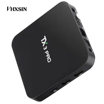 VHXSIN TX3 PRO 10pcs/lot Android 6.0 Amlogic S905X Quad core Set top box 1G8G Android TV Box 2.4G WIFI Media Player Smart Tv Box
VHXSIN TX3 PRO 10pcs/lot Android 6.0 Amlogic S905X Quad core Set top box 1G8G Android TV Box 2.4G WIFI Media Player Smart Tv Box