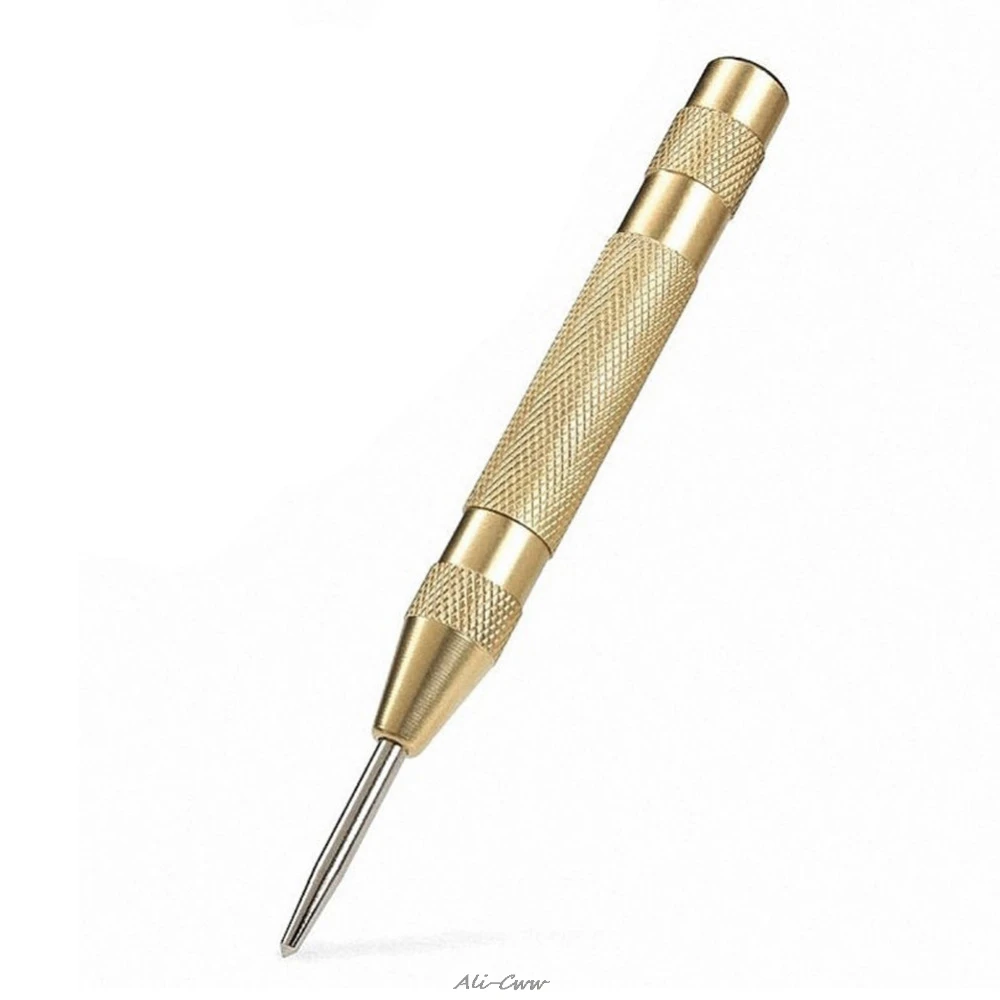 New 5'' Automatic Center Pin Punch Spring Loaded Marking Starting Hole Tool Gold
New 5'' Automatic Center Pin Punch Spring Loaded Marking Starting Hole Tool Gold