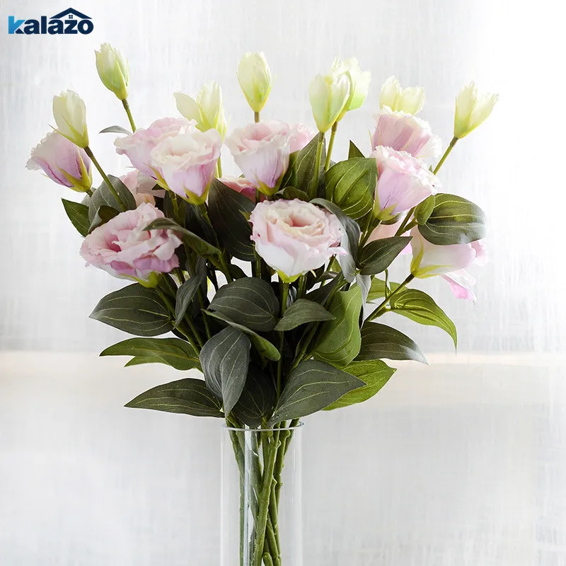 3 Heads Fake European Eustoma Gradiflorus Lisianthus Artificial Flowers Wedding Home Decoration wreaths
3 Heads Fake European Eustoma Gradiflorus Lisianthus Artificial Flowers Wedding Home Decoration wreaths