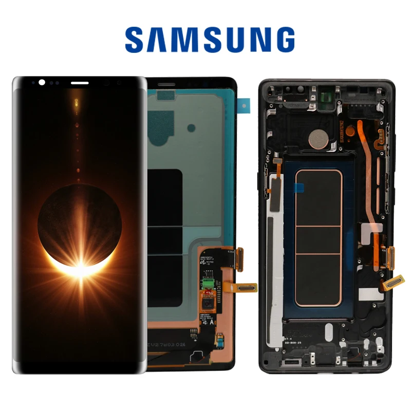 SUPER AMOLED 6.3'' Display with Burn Shadow LCD for SAMSUNG GALAXY Note8 N9500 N950F Display Touch Screen Digitizer Assembly
SUPER AMOLED 6.3'' Display with Burn Shadow LCD for SAMSUNG GALAXY Note8 N9500 N950F Display Touch Screen Digitizer Assembly