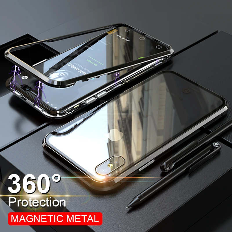 Luxury Magnetic 360 Full Protective Case On The For IPhone XS Max XR X XS Phone Case Cover For IPhone XR XS Max Shockproof Case
Luxury Magnetic 360 Full Protective Case On The For IPhone XS Max XR X XS Phone Case Cover For IPhone XR XS Max Shockproof Case