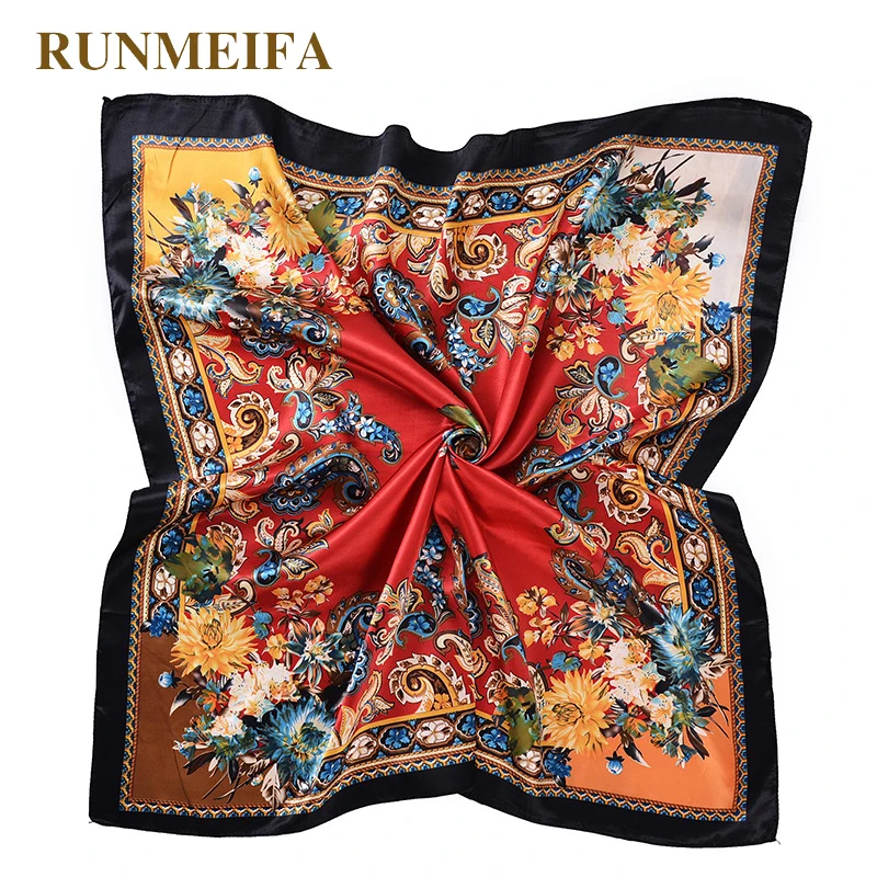 90x90cm square Satin silk scarf for Women's hijab scarf Cashew printing Totem silk scarf women accessories scarfs neckerchief
90x90cm square Satin silk scarf for Women's hijab scarf Cashew printing Totem silk scarf women accessories scarfs neckerchief