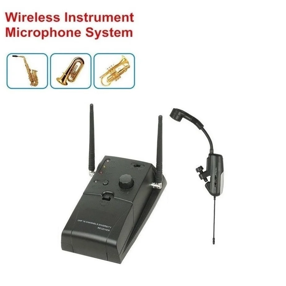 Bolymic Professional Microphone Instrument Wireless Microphone System 16 Channels For Saxophone Horn Tuba
Bolymic Professional Microphone Instrument Wireless Microphone System 16 Channels For Saxophone Horn Tuba