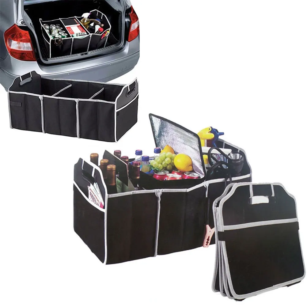 Coche Organizador De Maletero Caja de almacenamiento de arranque de carga de bolsillo plegable caso bolsa plegable H