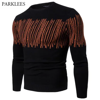 Men's Causal Fashion Pullover Sweater Line Print Basic Designed Cable Knitted Sweaters Causal Slim Crew Neck Chompas Para Hobre
Men's Causal Fashion Pullover Sweater Line Print Basic Designed Cable Knitted Sweaters Causal Slim Crew Neck Chompas Para Hobre