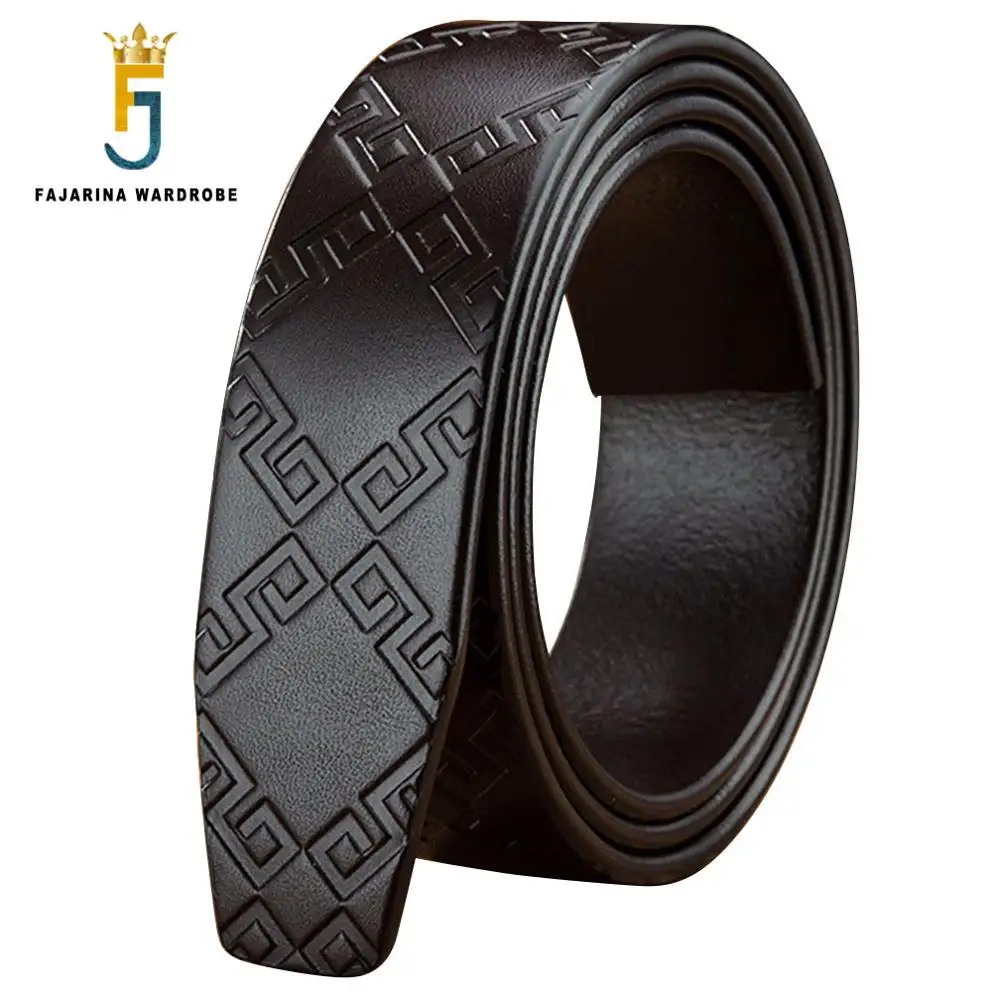FAJARINA Unique Design Striped Pattern Line Solid Cowhide Leather Automatic Style 3.5cm Belts without Buckle Only Belt N17FJ629
FAJARINA Unique Design Striped Pattern Line Solid Cowhide Leather Automatic Style 3.5cm Belts without Buckle Only Belt N17FJ629