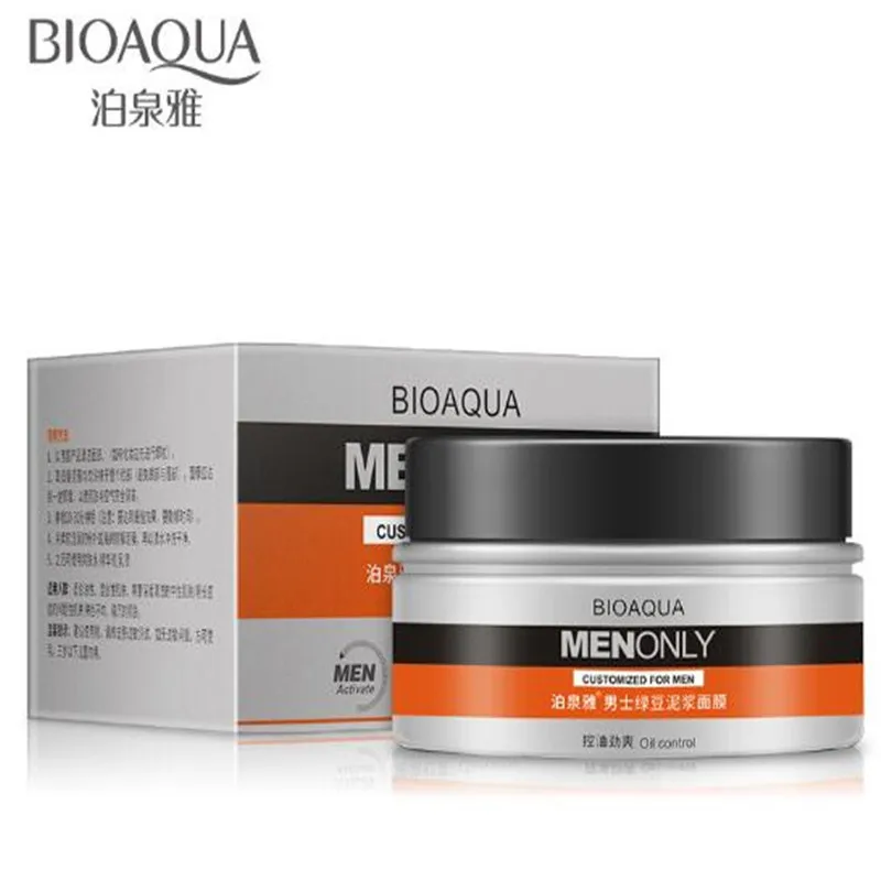 Bioaqua Men Mung Bean Mud Face Mask Skin Care Moisturizing Oil Control To Blackheads To Enhance Skin Color Shrink Pores 100g
Bioaqua Men Mung Bean Mud Face Mask Skin Care Moisturizing Oil Control To Blackheads To Enhance Skin Color Shrink Pores 100g
