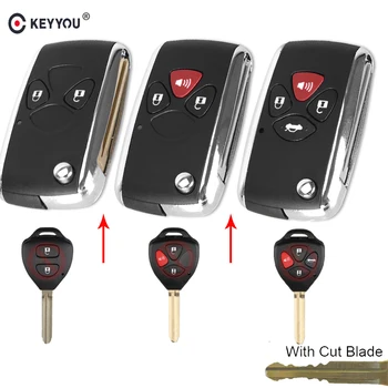 KEYYOU Cut Blade Include Modified 2 3 4 Buttons Car Remote key shell Fob for Toyota Camry RAV4 Corolla PRADO YARIS keys
KEYYOU Cut Blade Include Modified 2 3 4 Buttons Car Remote key shell Fob for Toyota Camry RAV4 Corolla PRADO YARIS keys