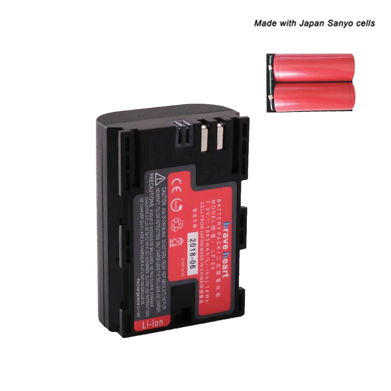 High Real Capacity LP-E6 LPE6N LP E6N LP E6 LP-E6N Battery for Canon EOS 6D 7D 5DS 5DSR 5D Mark II IV 5D 60D 60Da 70D
High Real Capacity LP-E6 LPE6N LP E6N LP E6 LP-E6N Battery for Canon EOS 6D 7D 5DS 5DSR 5D Mark II IV 5D 60D 60Da 70D