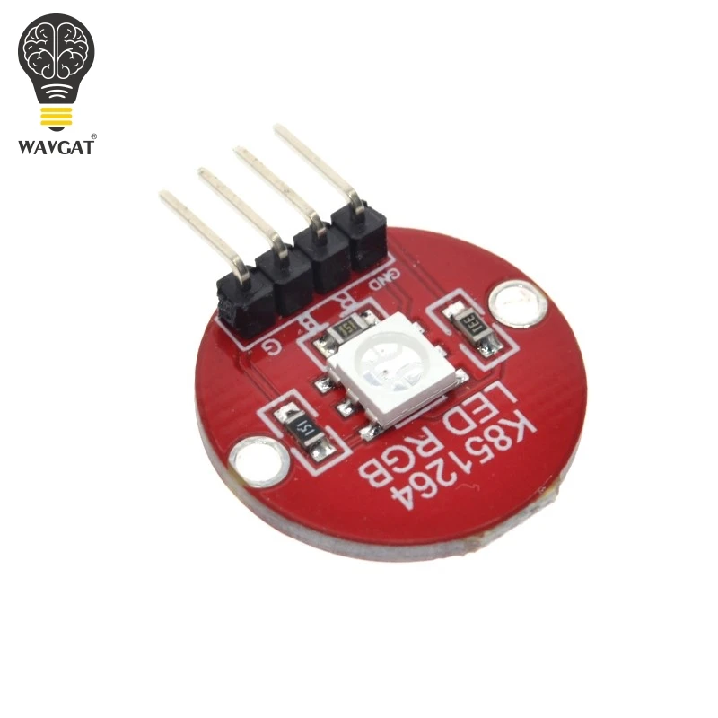 WAVGAT 3 Colour RGB SMD LED Board Module 5050 Full Three Color LED for arduino DIY Starter Kit
WAVGAT 3 Colour RGB SMD LED Board Module 5050 Full Three Color LED for arduino DIY Starter Kit