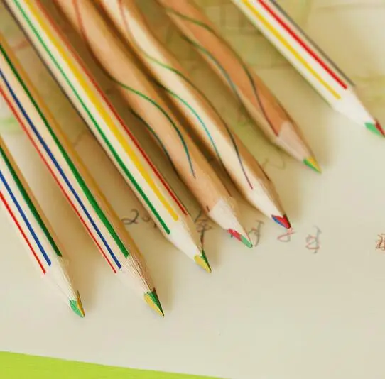 10 Pcs Lovely Rainbow Color Pencil 4 in 1 Colored Pencils For Drawing painting Stationery
10 Pcs Lovely Rainbow Color Pencil 4 in 1 Colored Pencils For Drawing painting Stationery