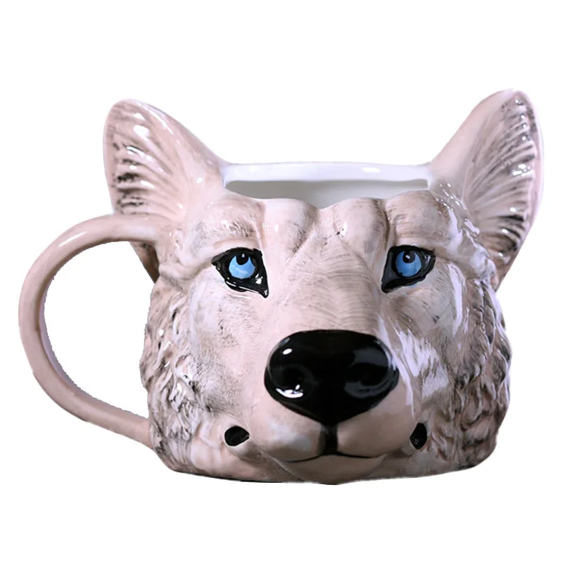 A Personalized Hot 3D Wolf Mug Ceramic Milk Coffee Tea Mug Custom Birthday Christmas Gifts X531-3
A Personalized Hot 3D Wolf Mug Ceramic Milk Coffee Tea Mug Custom Birthday Christmas Gifts X531-3