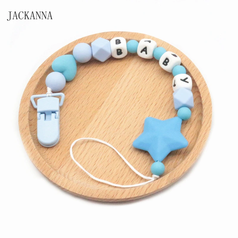 Custom Name Baby Pacifier Clips, Silicone Pacifier Chain, Infant Pacifier Holder, Newborn Shower Gift, Baby Dummy Clips BPA FREE
Custom Name Baby Pacifier Clips, Silicone Pacifier Chain, Infant Pacifier Holder, Newborn Shower Gift, Baby Dummy Clips BPA FREE