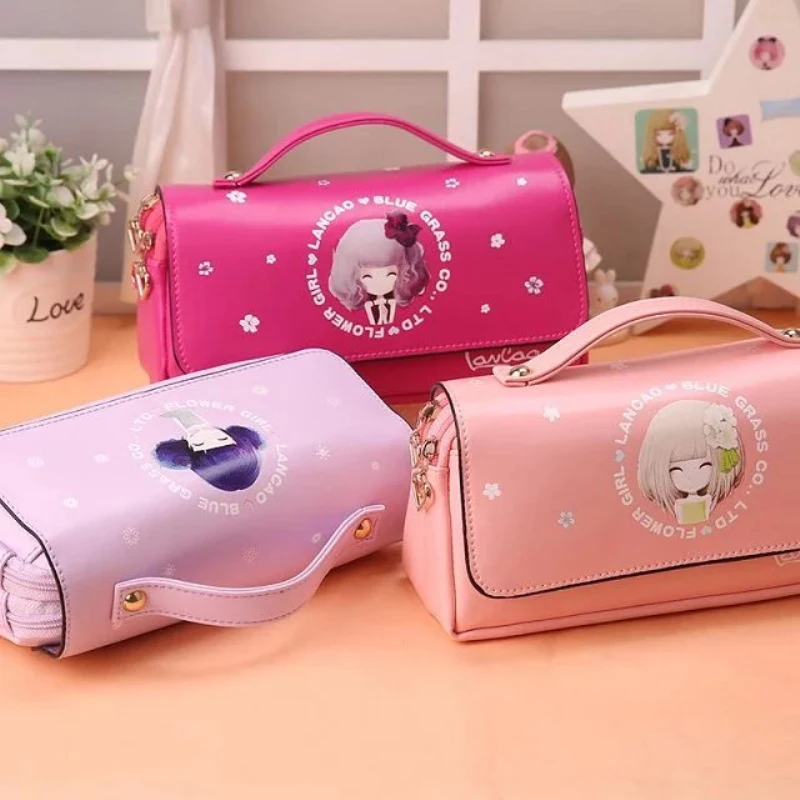 Cartoon Princess School Pencil Case Large Pencil Case Pu Leather Portable Pencil Case Girl Gift Stationery Office Supplies
Cartoon Princess School Pencil Case Large Pencil Case Pu Leather Portable Pencil Case Girl Gift Stationery Office Supplies