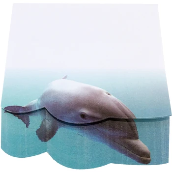 4A 3D Shape Printed Sticky Notes,Kawaii Cute Sticky Notes,Printed With Long Nose DolphIns,3.35 x 3.75 Inches,4A 8075
4A 3D Shape Printed Sticky Notes,Kawaii Cute Sticky Notes,Printed With Long Nose DolphIns,3.35 x 3.75 Inches,4A 8075