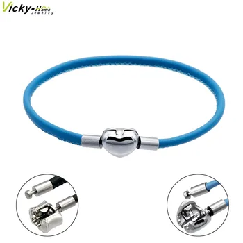 Dropshipping Genuine Leather DIY Charms Bracelets Steel Color Fine Sheepskin Fit European Bangle for Women DIY Jewelry Gift
Dropshipping Genuine Leather DIY Charms Bracelets Steel Color Fine Sheepskin Fit European Bangle for Women DIY Jewelry Gift