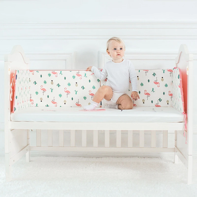 Full Cotton Flamingo Crib Stuff Bumper Defence Bump Circumference Ventilation Four Seasons Baby Thickening Defence Wrestling
Full Cotton Flamingo Crib Stuff Bumper Defence Bump Circumference Ventilation Four Seasons Baby Thickening Defence Wrestling