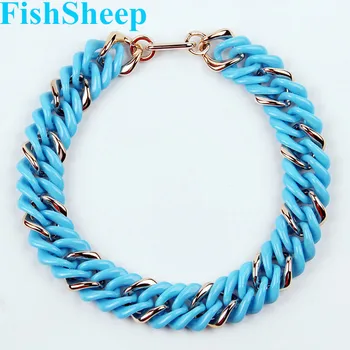 FishSheep Statetement Chunky Chain Choker Necklace For Women Bohemian Plastic Long Chain Big Collar Pendants & Necklaces Jewelry
FishSheep Statetement Chunky Chain Choker Necklace For Women Bohemian Plastic Long Chain Big Collar Pendants & Necklaces Jewelry