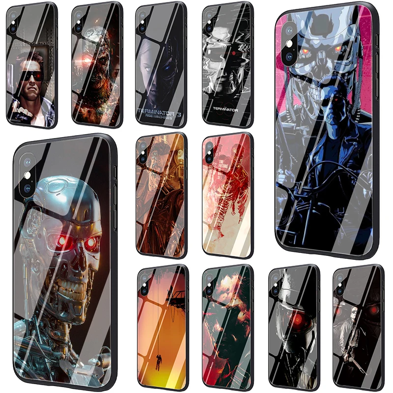 Terminator Tempered Glass phone cover case for iphone 5 5s SE 6 6s 7 8 Plus X XR XS 11 pro Max
Terminator Tempered Glass phone cover case for iphone 5 5s SE 6 6s 7 8 Plus X XR XS 11 pro Max