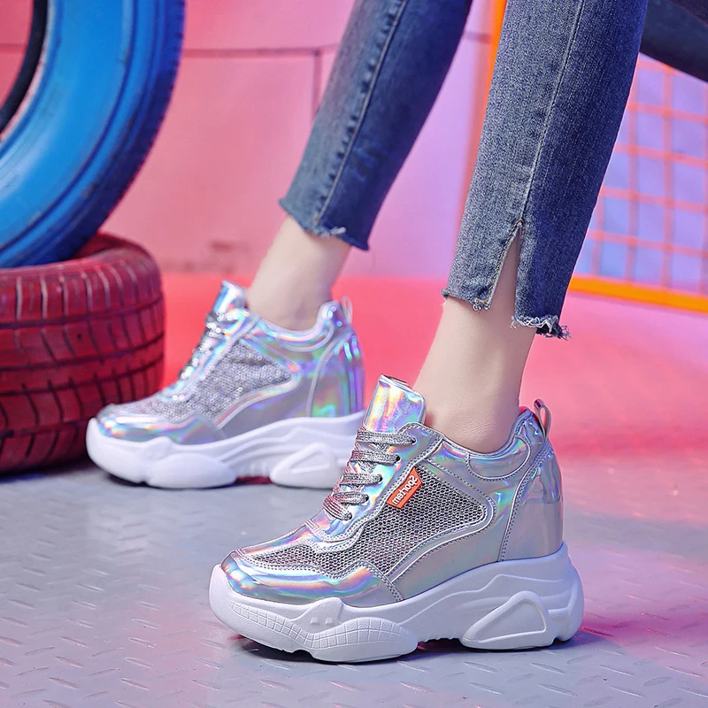 Women Sneakers Mesh Chunky Sneakers 8cm Height Increase Casual Shoes Woman Flats Ladies Trainers Platform Wedges Dropship
Women Sneakers Mesh Chunky Sneakers 8cm Height Increase Casual Shoes Woman Flats Ladies Trainers Platform Wedges Dropship