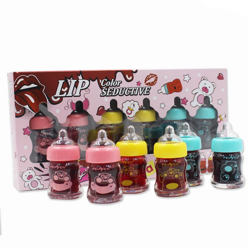 Cute 6 Pieces / Set of Small Bottle Liquid Lipstick Lip Gloss Makeup Set Lasting Moisturizing Matte Velvet Lip Gloss Waterproof
Cute 6 Pieces / Set of Small Bottle Liquid Lipstick Lip Gloss Makeup Set Lasting Moisturizing Matte Velvet Lip Gloss Waterproof