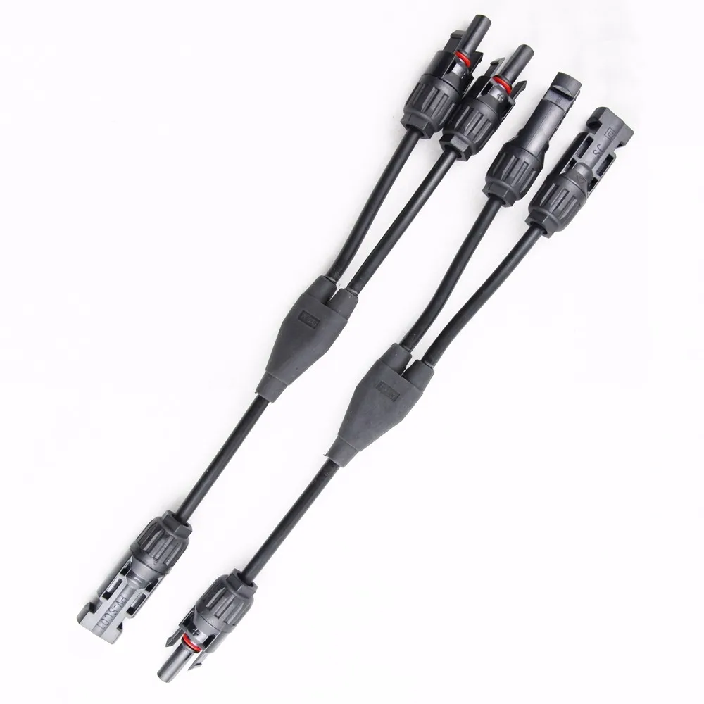 MC4Y-B2 Solar Panel 1 to 2 MC4 Connectors M-FF and F-MM Branch Cable MC4 Solar Panel Connector
MC4Y-B2 Solar Panel 1 to 2 MC4 Connectors M-FF and F-MM Branch Cable MC4 Solar Panel Connector