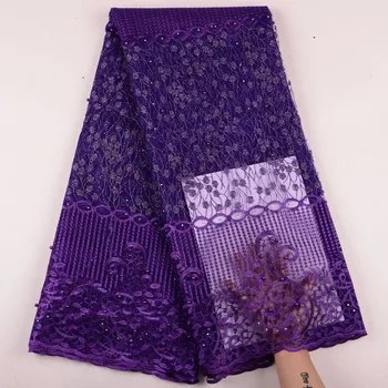 Latest Purple Nigerian Tulle Lace 2019 French Net Lace Fabric Beads For Nigerian Wedding Embroidery African Lace Fabric Y1521
Latest Purple Nigerian Tulle Lace 2019 French Net Lace Fabric Beads For Nigerian Wedding Embroidery African Lace Fabric Y1521