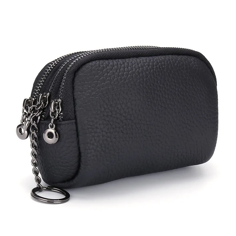 New Coin Purse Women Portabe Key Bag Fashion Small Wallet Card Holder MultifunctionThree Zippers Mini Cow Leather Pouch
New Coin Purse Women Portabe Key Bag Fashion Small Wallet Card Holder MultifunctionThree Zippers Mini Cow Leather Pouch