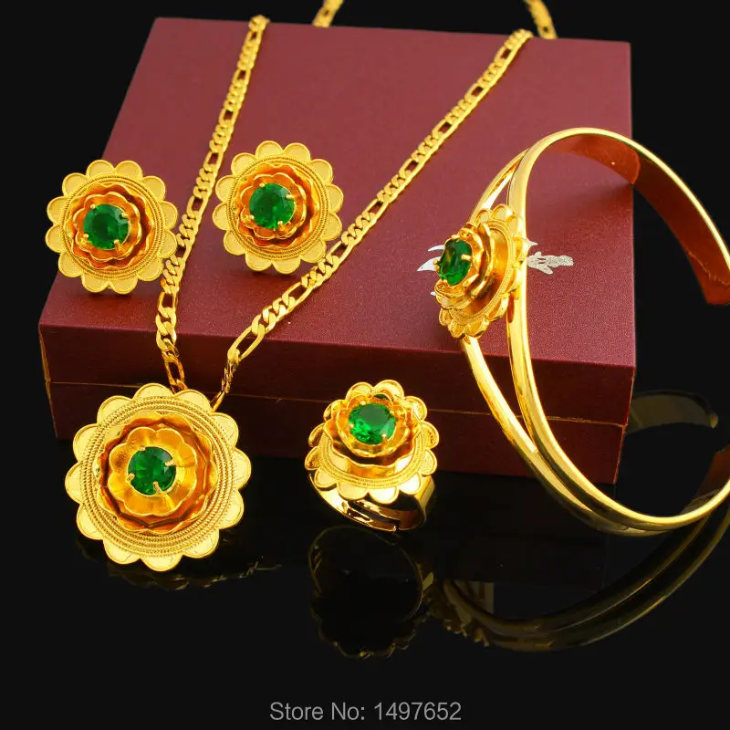 2017 New Ethiopian Beautiful Flowers set Jewelry 24k Gold Color Crystal African Eritrea Women Wedding Jewelry Set
2017 New Ethiopian Beautiful Flowers set Jewelry 24k Gold Color Crystal African Eritrea Women Wedding Jewelry Set