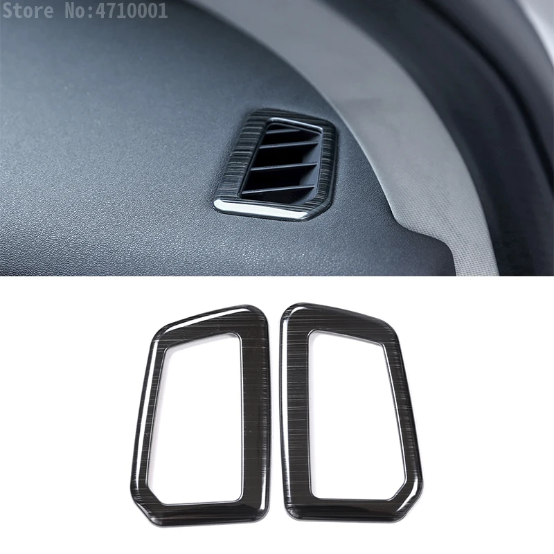 Stainless Steel Black Brushed Car Dashboard Side Air Conditioning Vent Outlet Frame Trim For Land Rover Discovery Sport 2015-17
Stainless Steel Black Brushed Car Dashboard Side Air Conditioning Vent Outlet Frame Trim For Land Rover Discovery Sport 2015-17