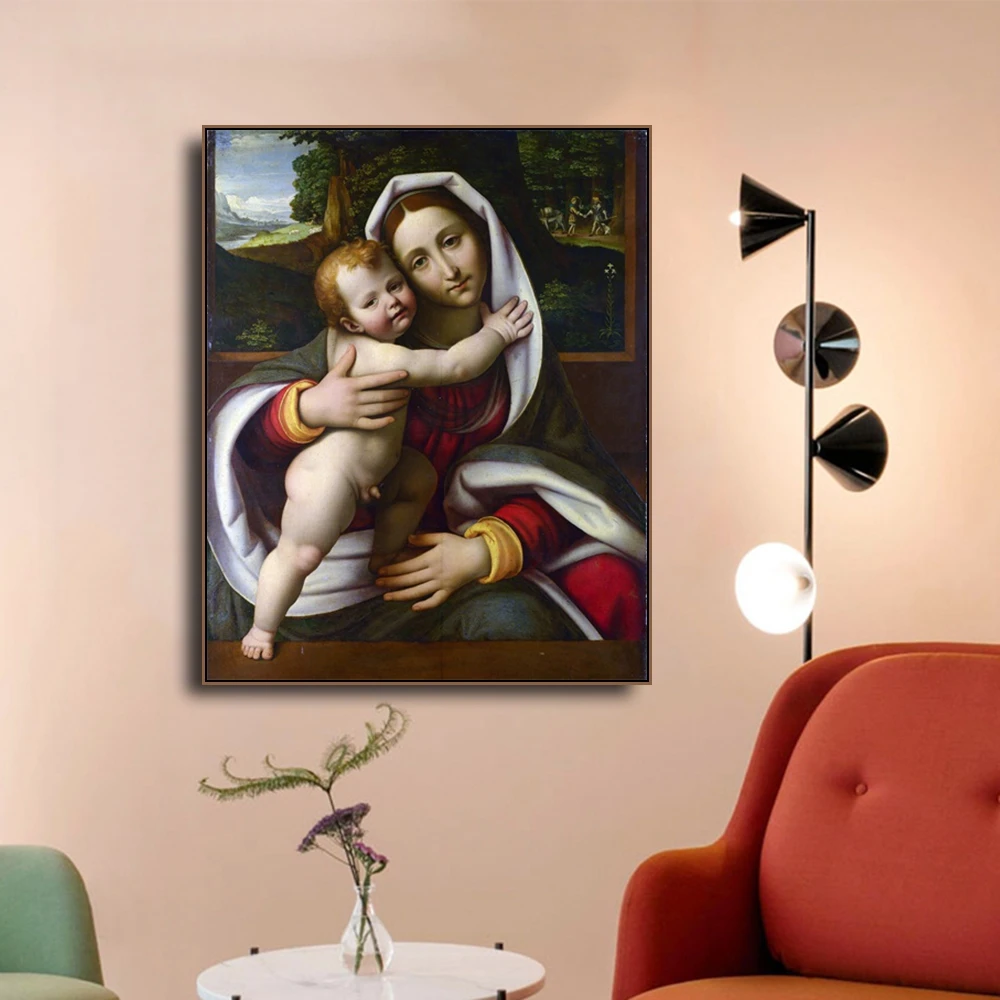 Laeacco Canvas Painting Calligraphy Raphael Wall Artwork Madonna and Child The Tempi Madonna Posters and Prints Home Living Room
Laeacco Canvas Painting Calligraphy Raphael Wall Artwork Madonna and Child The Tempi Madonna Posters and Prints Home Living Room