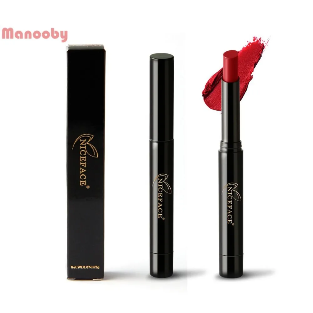 Manooby Women Cosmetic Easywear Lip Stick Pencil Waterproof Lip Tint Makeup Matte Lipstick Pigmented Batom Mate 16 Colors
Manooby Women Cosmetic Easywear Lip Stick Pencil Waterproof Lip Tint Makeup Matte Lipstick Pigmented Batom Mate 16 Colors