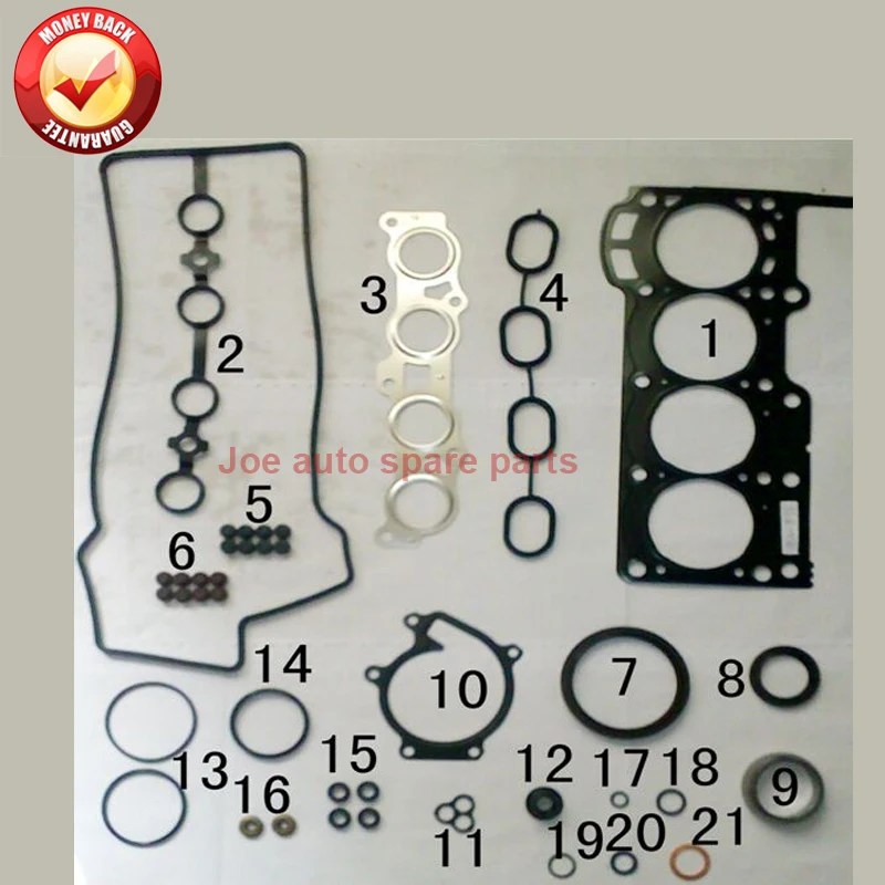 3SZ 3SZVE Engine Full gasket set kit for Daihatsu SIRION M3 TERIOS J2 MATERIA M4 1.5L 2005- 50322500 04111-BA170 04111BA170
3SZ 3SZVE Engine Full gasket set kit for Daihatsu SIRION M3 TERIOS J2 MATERIA M4 1.5L 2005- 50322500 04111-BA170 04111BA170
