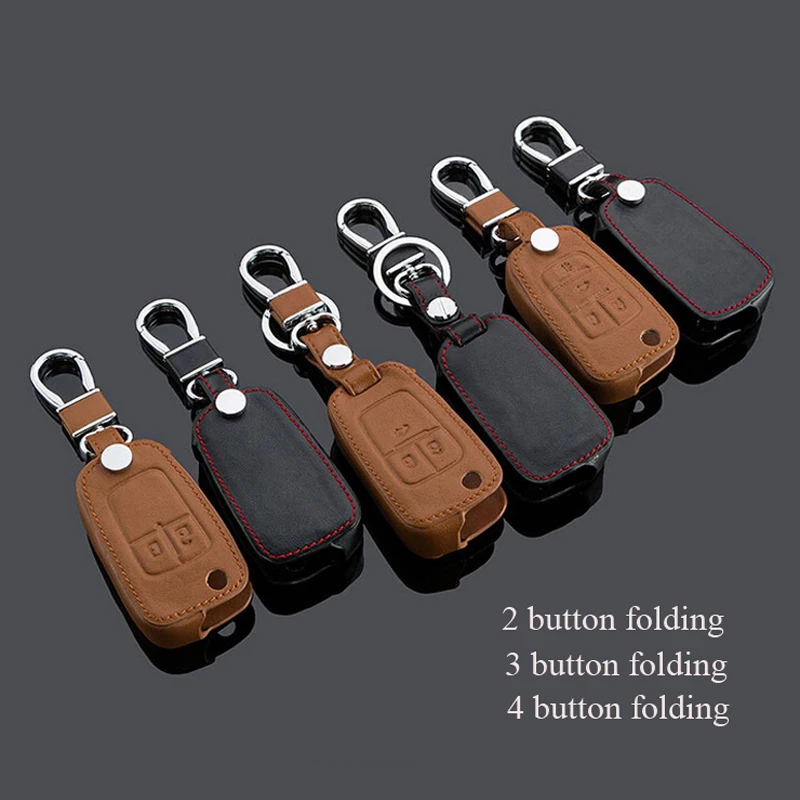 Leather car key cover case holder ring keychain chain 2/3/4 Button for Chevrolet Cruze Malibu TRAX Epica Aveo
Leather car key cover case holder ring keychain chain 2/3/4 Button for Chevrolet Cruze Malibu TRAX Epica Aveo