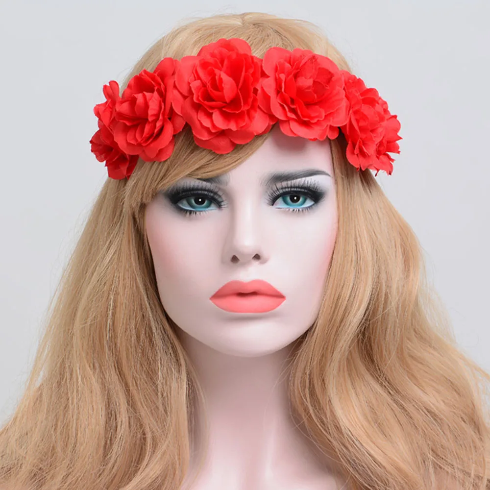 Women Flower Hair Garland Crown Headband Floral Wreath Hairband Hair Bands Bohemia headband Tiara de cabelo de mulher mujer A8
Women Flower Hair Garland Crown Headband Floral Wreath Hairband Hair Bands Bohemia headband Tiara de cabelo de mulher mujer A8