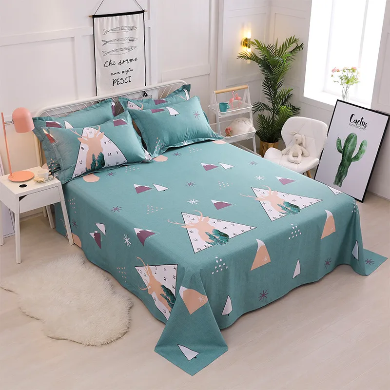 The Latest European Bedding Cartoon Deer Print Pattern 100% Cotton Home Bedding Three Sets Of Sheets + Pillowcase 
The Latest European Bedding Cartoon Deer Print Pattern 100% Cotton Home Bedding Three Sets Of Sheets + Pillowcase
