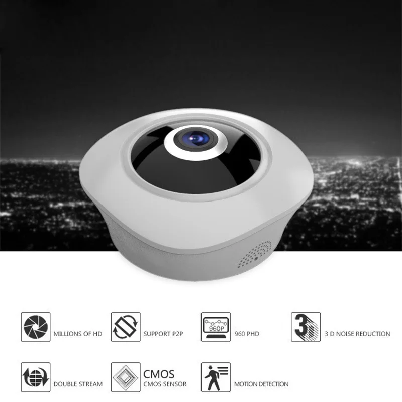 Wireless IP Camera HD 1080P Surveillance 360 Rotating Wifi Panoramic Night Vision Home Security XXM8
Wireless IP Camera HD 1080P Surveillance 360 Rotating Wifi Panoramic Night Vision Home Security XXM8