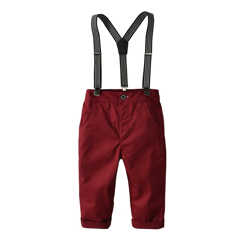 2019 Spring Autumn Boys Cotton Pants Children Clothing Baby Boys Casual strapTrousers England Style Toddler Pants 2-8Y
2019 Spring Autumn Boys Cotton Pants Children Clothing Baby Boys Casual strapTrousers England Style Toddler Pants 2-8Y