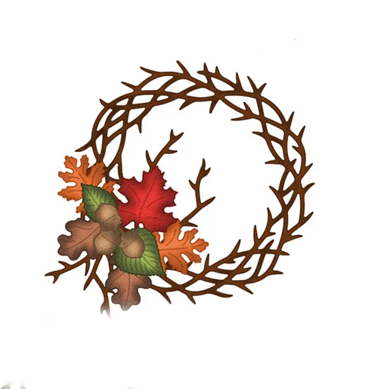 foliage wreath Metal Cutting Dies Scrapbooking craft Dies cuts thinlit paper art emboss card make stencil
foliage wreath Metal Cutting Dies Scrapbooking craft Dies cuts thinlit paper art emboss card make stencil