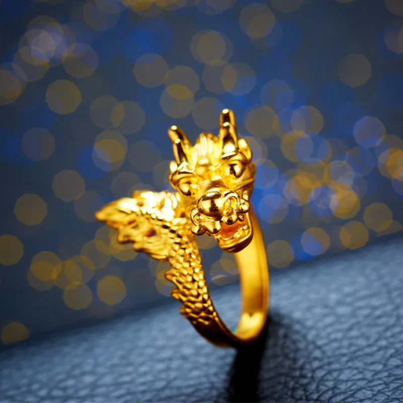 Noble Jewelry Yellow Gold Filled Biker Mens Womens Ring Cool Legendary Dragon Open Ring
Noble Jewelry Yellow Gold Filled Biker Mens Womens Ring Cool Legendary Dragon Open Ring