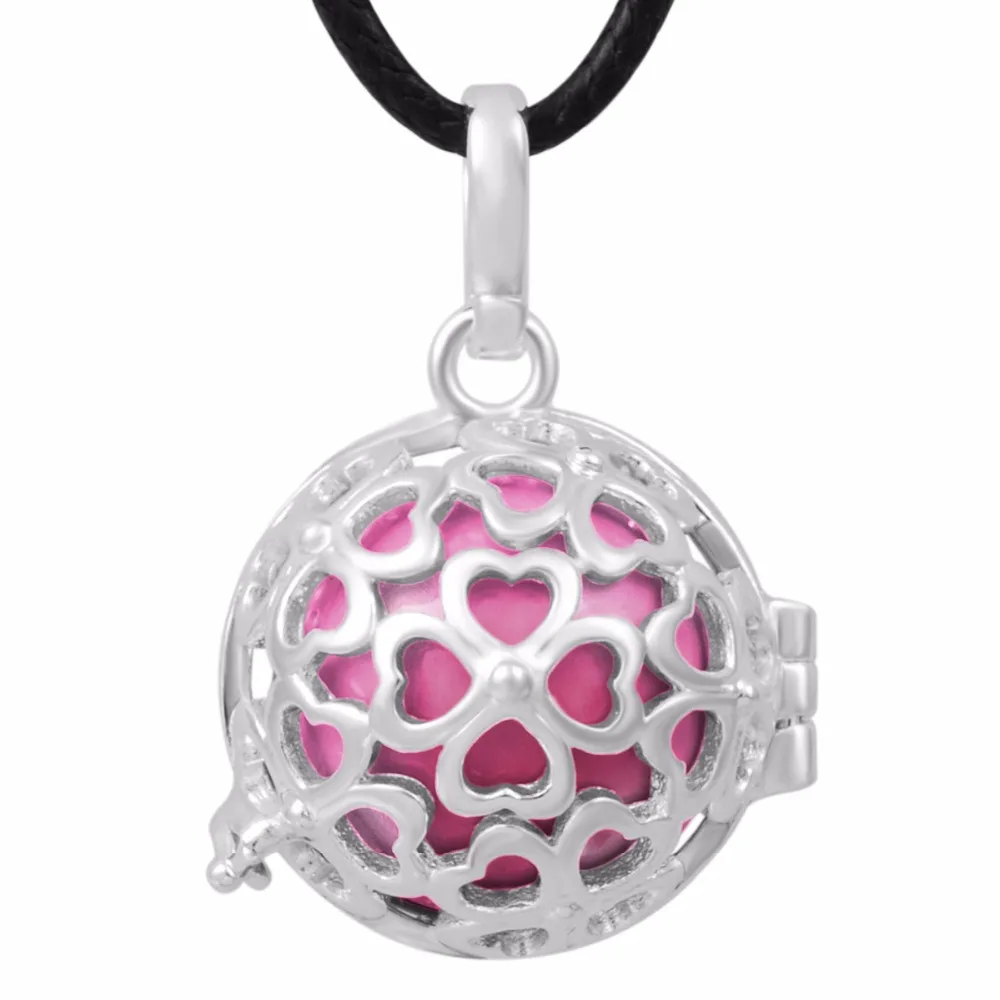 EUDORA Bell Plated Sliver Heart Cage locket Pendant Mexcian Pregnancy ball Necklace Pregnant Women Jewelry Fra Free shipping
EUDORA Bell Plated Sliver Heart Cage locket Pendant Mexcian Pregnancy ball Necklace Pregnant Women Jewelry Fra Free shipping
