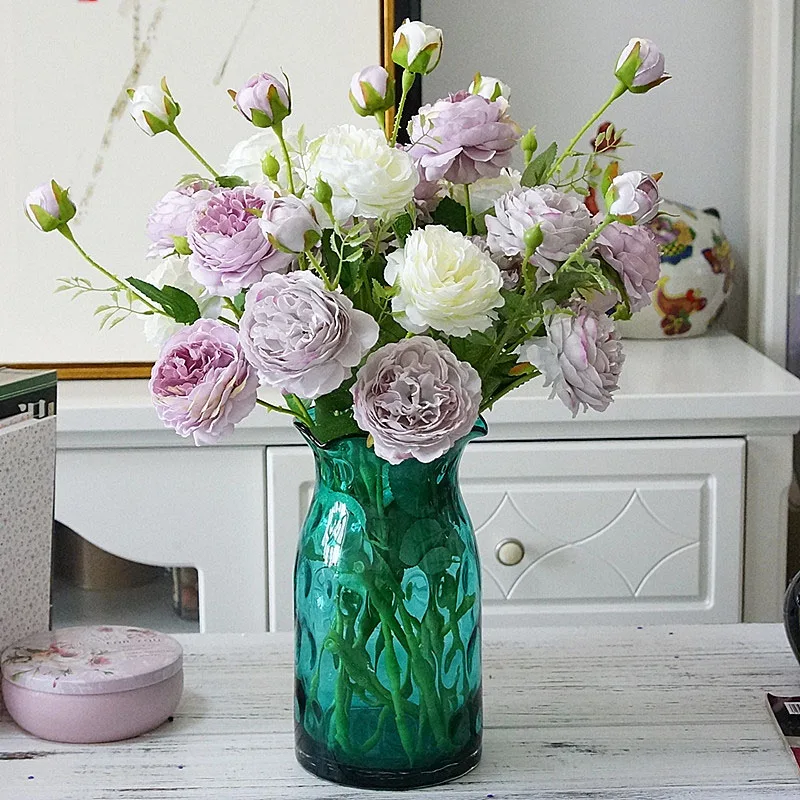 Western Rose Fake Flowers 3 Heads Artificial Flower Branch for Christmas Home Garden Decoration Wedding Silk Real Touch Florals
Western Rose Fake Flowers 3 Heads Artificial Flower Branch for Christmas Home Garden Decoration Wedding Silk Real Touch Florals