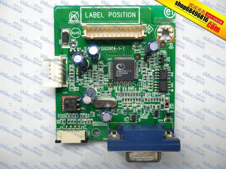 Free Shipping> E1709W logic board 715G2904-1-7 driver board / motherboard / AD board-Original 100% Tested Worki
Free Shipping> E1709W logic board 715G2904-1-7 driver board / motherboard / AD board-Original 100% Tested Worki