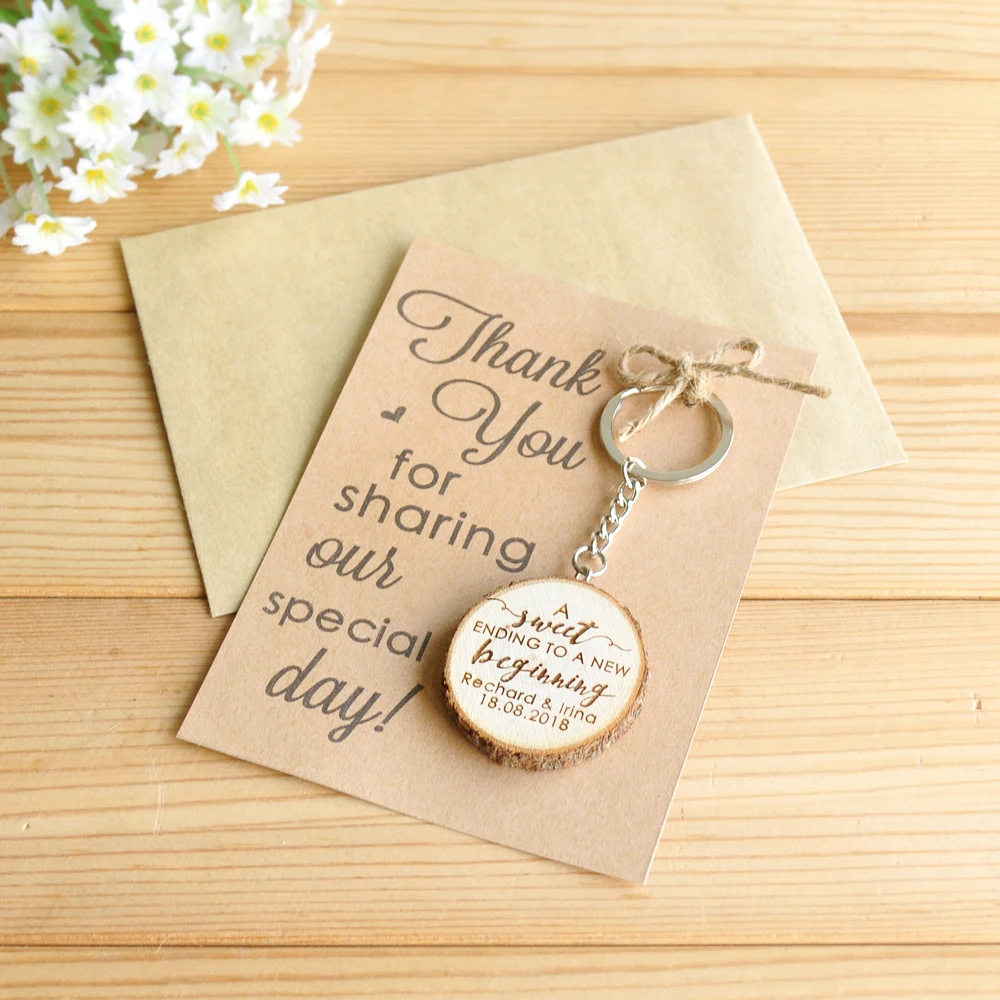 Thank You For Doing My Wedding Makeup Personalised Keyring