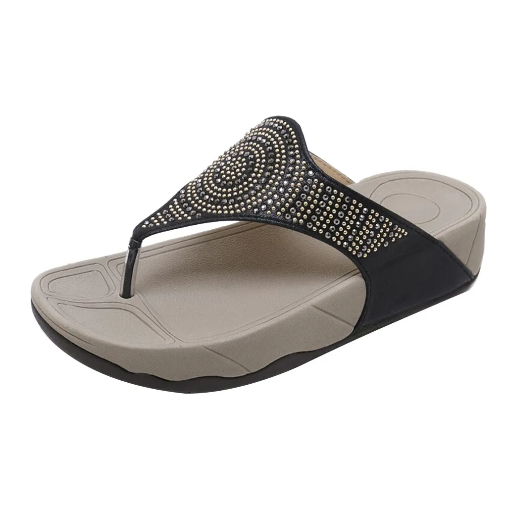 SAGACE Women's Summer Fashion Flat Rhinestone Flip Flip Flops Beach Slippers Shoes Gladiator Roman Crystal travel Shoes June 4
SAGACE Women's Summer Fashion Flat Rhinestone Flip Flip Flops Beach Slippers Shoes Gladiator Roman Crystal travel Shoes June 4